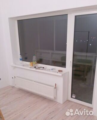 Оконный блок балконной дверью