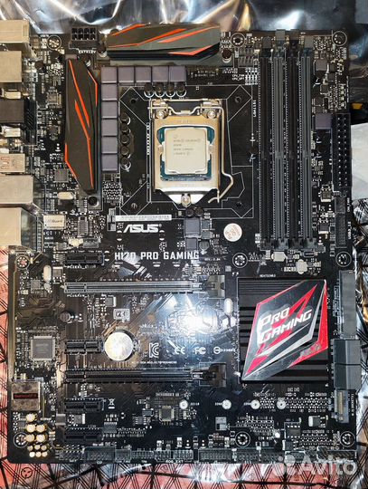 Материнская плата asus H170 PRO gaming + Проц 3930