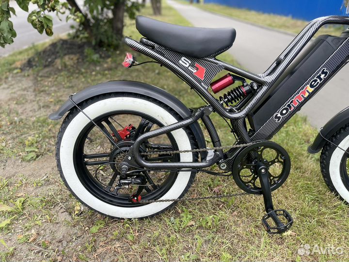 Электровелосипед двухподвес алюминий