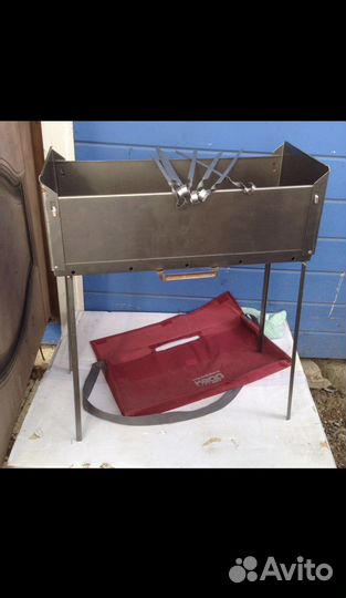 Мангал походный Кедр сталь