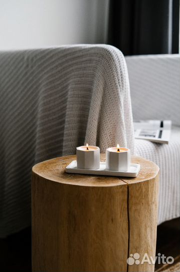 Ароматические свечи с деревянным фитилем