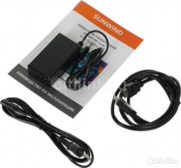 Монитор SunWind SUN-M24BA103 черный