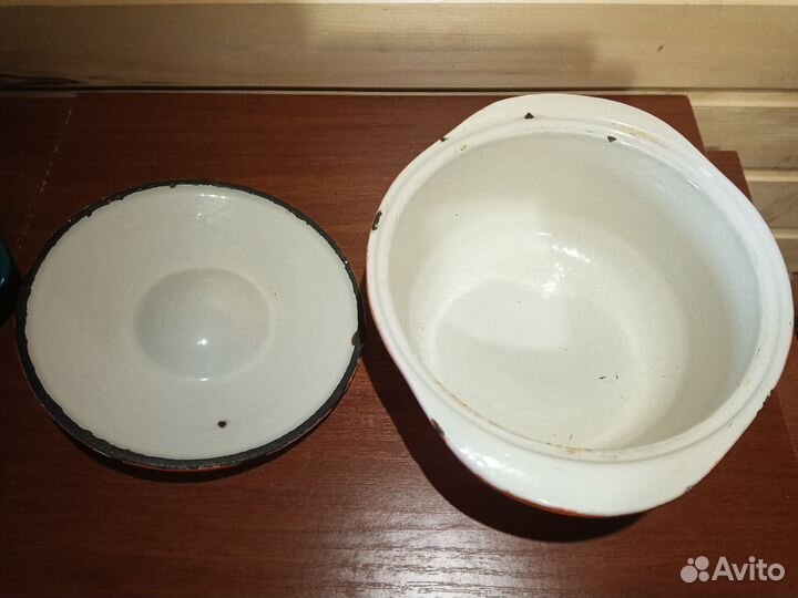 Эмалированная чугунная посуда СССР