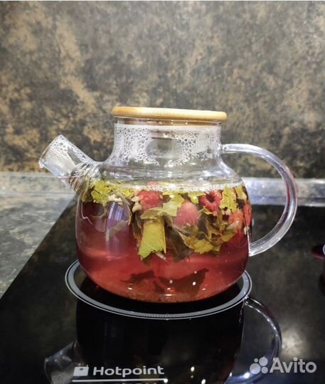 Чайник заварочный стеклянный новый