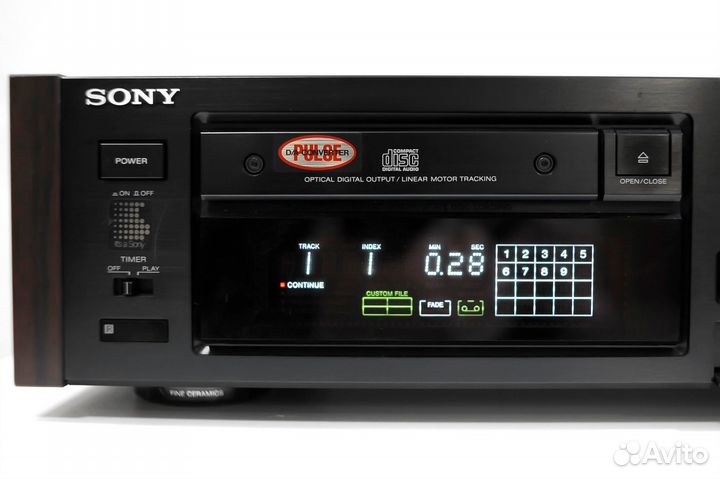 Проигрыватель CD Sony CDP-X55ES, 1989г