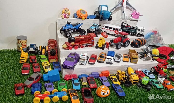 Много машинок пакетом, игрушки для мальчика