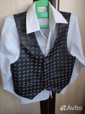Жилетка +рубашка для мальчика