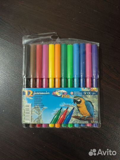 Цветные фломастеры centrum 12 шт