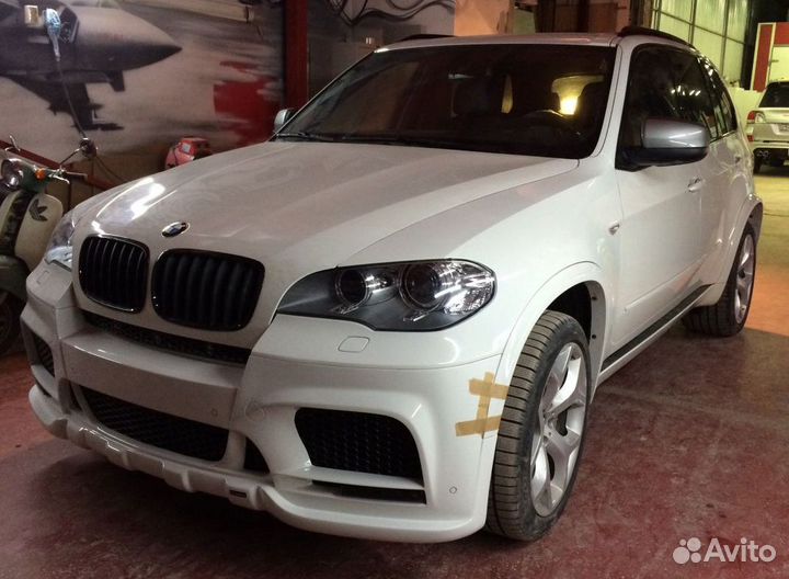 Бампер под штатные крылья Hamann BMW X5 E70