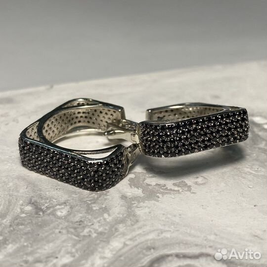 Серебряные серьги