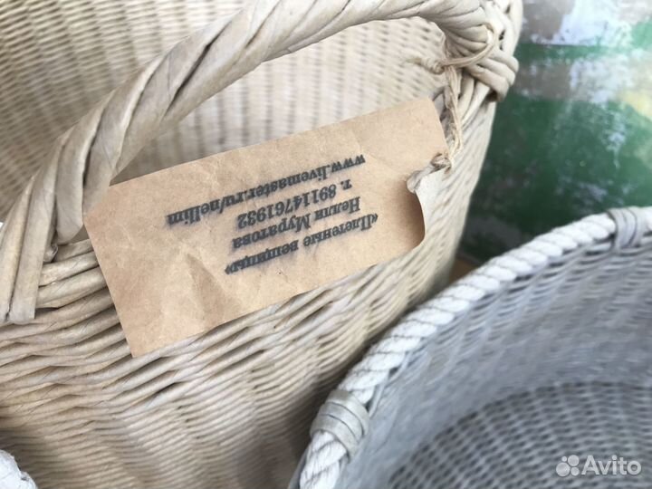 Корзина плетеная