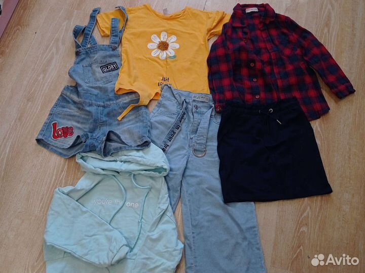 Пакет одежды р. 122-128 - 6 шт