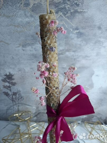 Свечи ручной работы из вощины