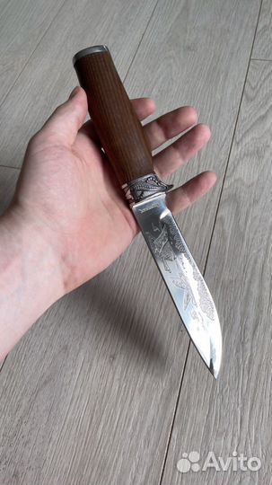 Нож Утка с рисунком