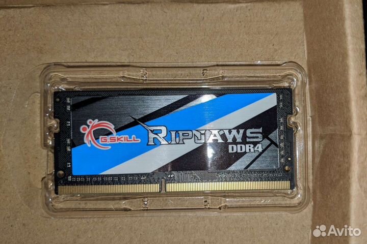 Оперативка G. Skill Ripjaws DDR4 SO-dimm 16GB