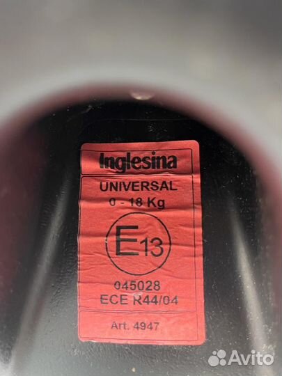 Детское автокресло inglesina moovy