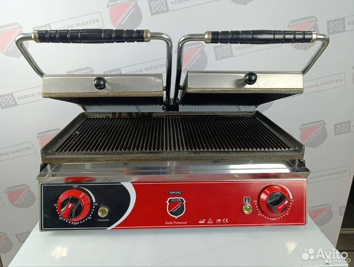 Гриль прижимной электрический двойной Silver 2132