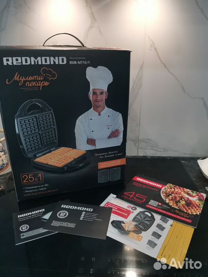 Мультипекарь redmond rmb m713/1 (вафельница)