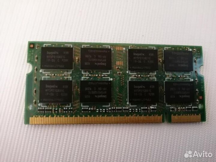 DDR3 4Gb (2x 2Gb) 1333 sodimm hynix 16 чип ноутбук