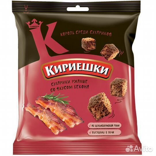 Сухарики Кириешки со вкусом Бекона 40 г