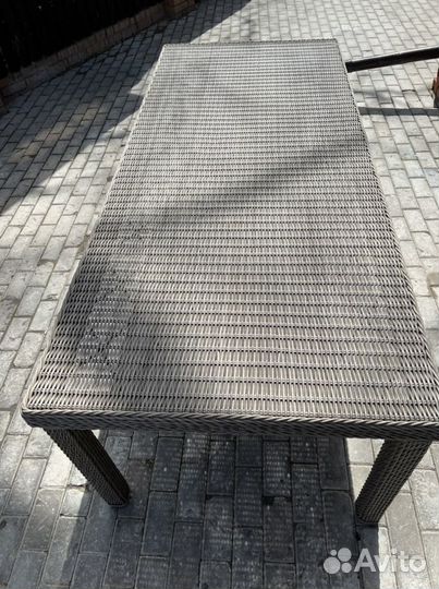 Стол садовый ротанг