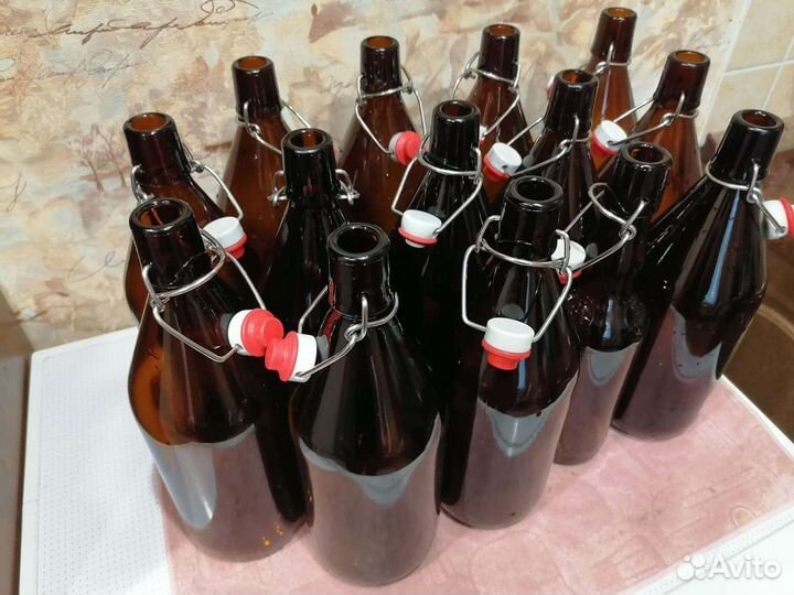 Бутылки с бугельной пробкой 1л