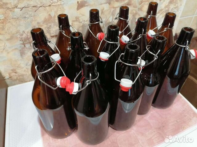 Бутылки с бугельной пробкой 1л