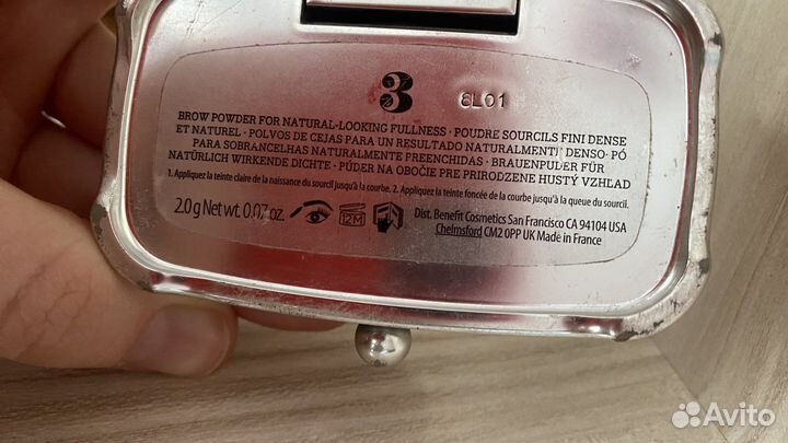 Тени для бровей benefit