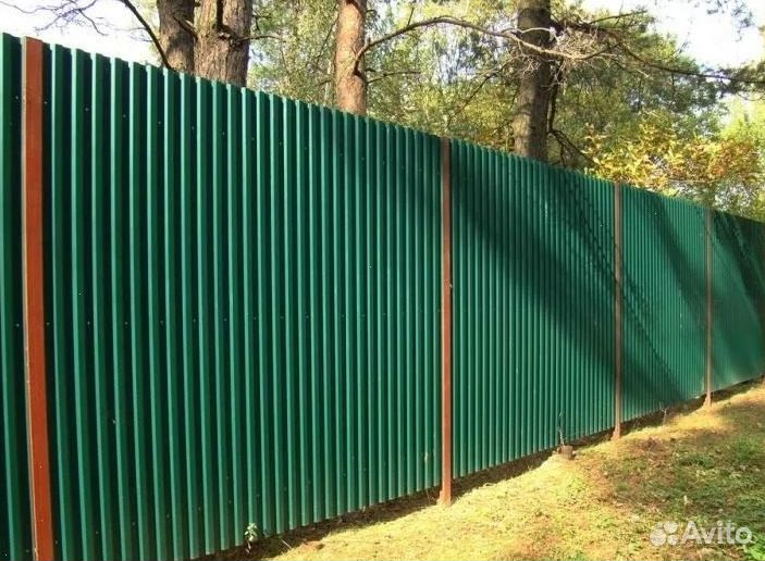 Забор металлический для дома под ключ