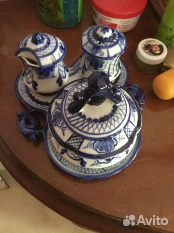 Набор для специй Гжель