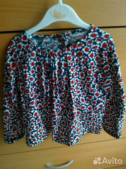 Блузки 3 шт+лонгслив