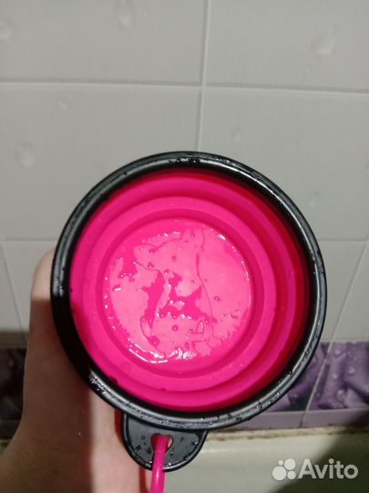 Миска силиконовая складная