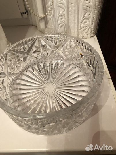 Хрустальная ваза