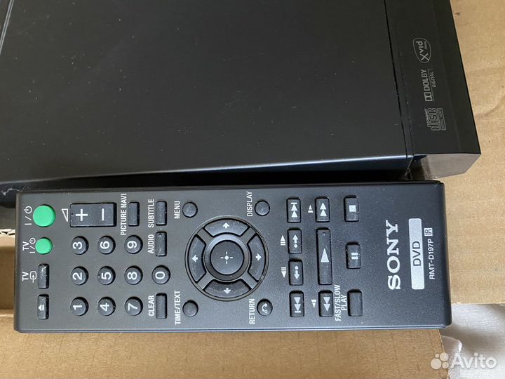 Dvd плеер sony dvo-sr320