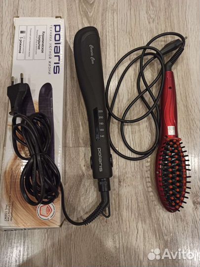Расческа-выпрямитель и стайлер для волос