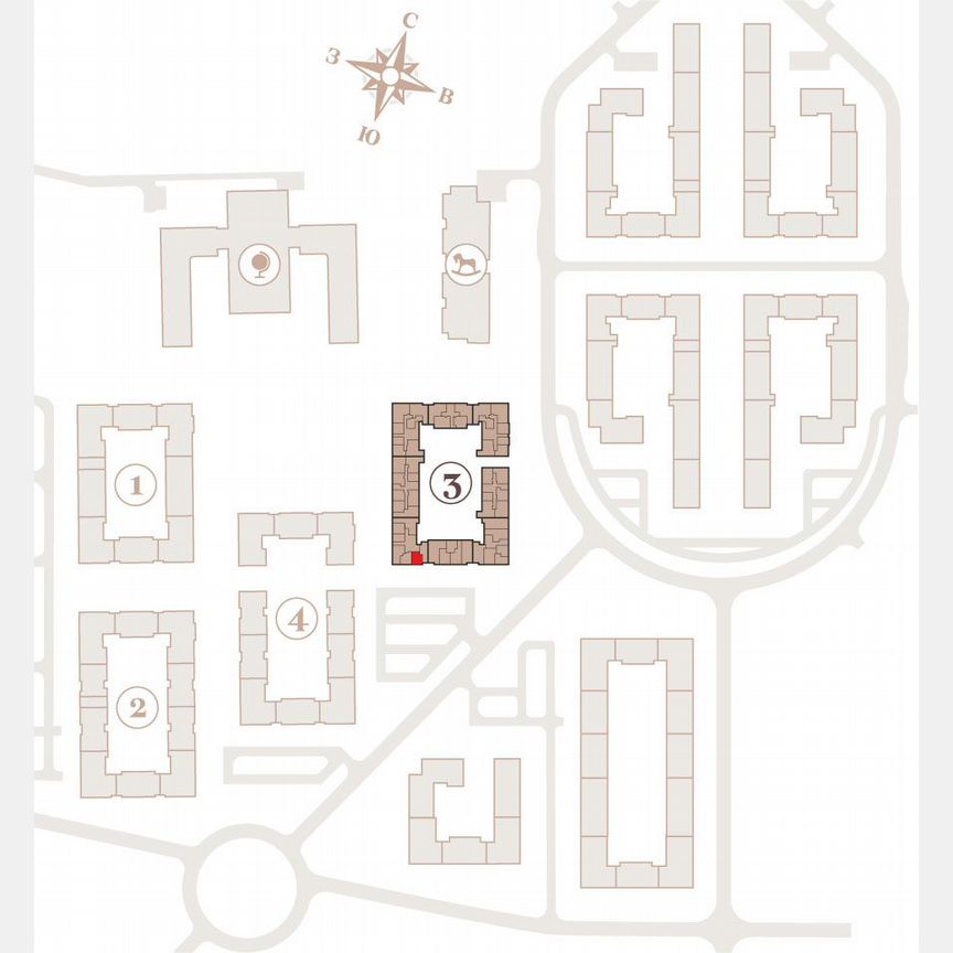 1-к. квартира, 39,9 м², 1/4 эт.