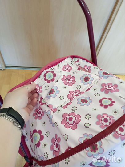 Коляска санки для девочки