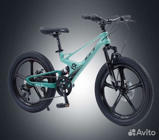 Велосипед на литых дисках, 20 дюйм, GT, алюминий