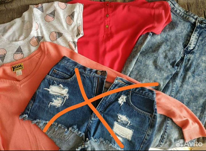 Летние женские вещи пакетом XS-S