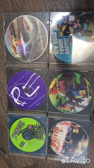 Диски с играми Playstation 1 (one)