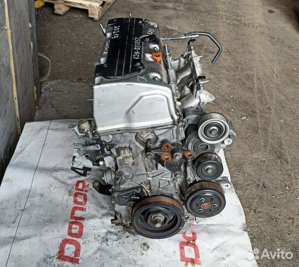 Двигатель (двс) K24A б/у для Honda Accord