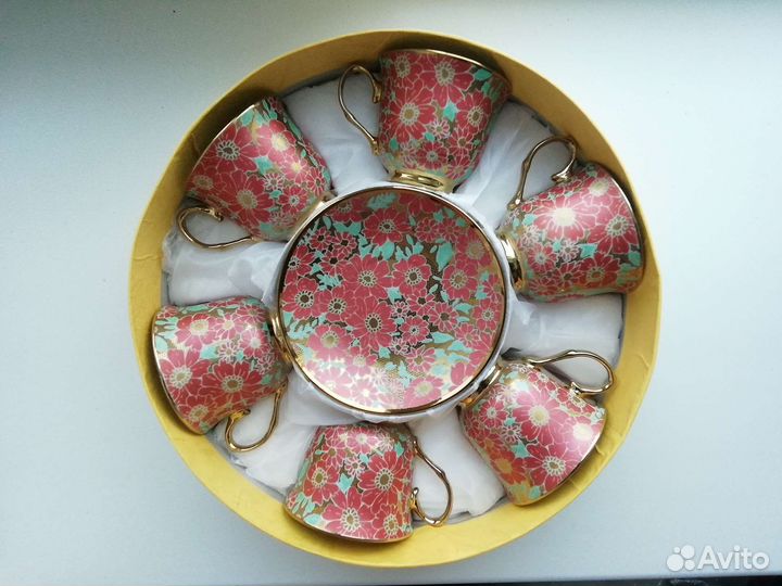 Комплект чайных пар (6 штук)