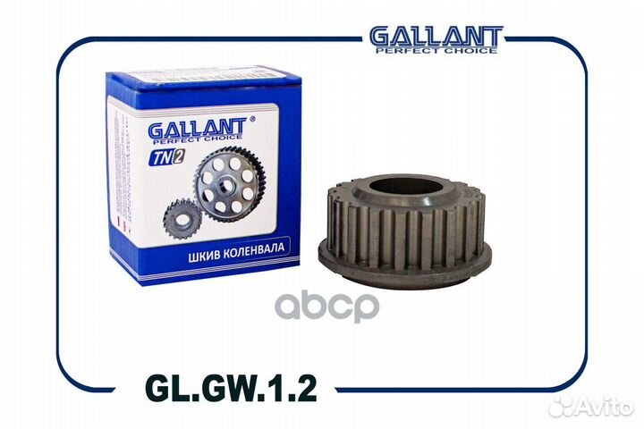 Шестерня коленвала LADA Largus, Logan 8кл glgw12