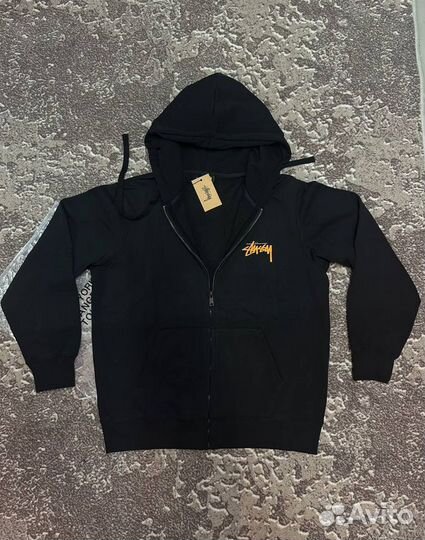 Zip-Hoodie Stussy SS23 Black