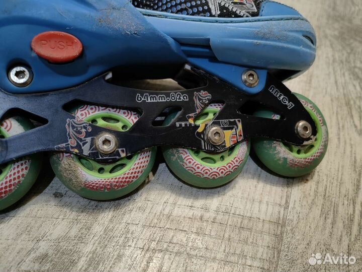 Роликовые коньки детские раздвижные