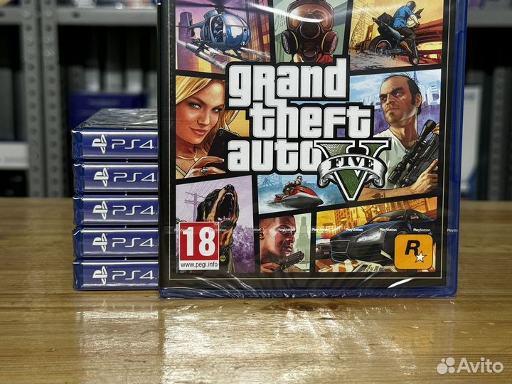 Диск GTA 5 PS4 (новый)