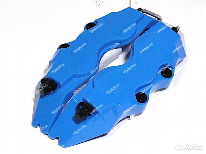 Накладки на суппорта абс 28см синие