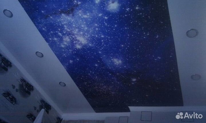 Натяжные потолки 