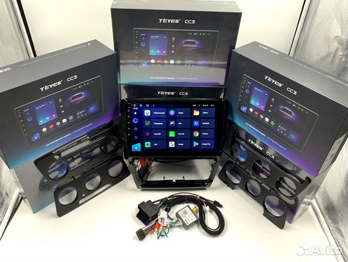 Магнитола на андройде Teyes CC3 4/64 для Skoda