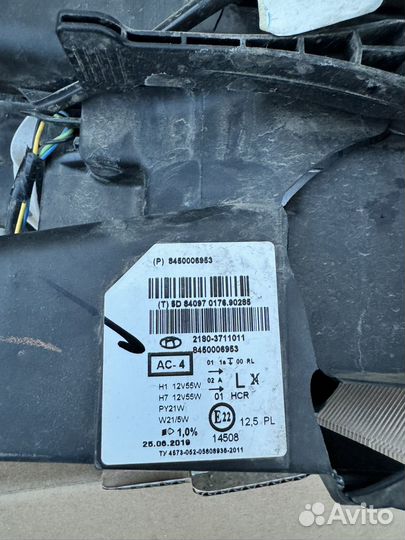 Фары ваз vesta